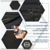 imageVENTURE 4TH Travel Money Belt  Slim Passport Holder RFID Blocking Travel Pouch to Protect Cash Credit Cards and Travel Documents BrownPure Black