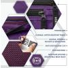 imageVENTURE 4TH Travel Money Belt  Slim Passport Holder RFID Blocking Travel Pouch to Protect Cash Credit Cards and Travel Documents BrownPurple