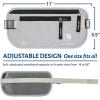 imageVENTURE 4TH Travel Money Belt  Slim Passport Holder RFID Blocking Travel Pouch to Protect Cash Credit Cards and Travel Documents BrownSilver