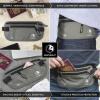 imageVENTURE 4TH Travel Money Belt Bundle Gray and Silver Slim Passport Holder RFID Blocking Travel Pouch to Protect Cash Credit Cards and Travel Documents