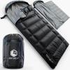 imageVENTURE 4TH Backpacking Sleeping Bag  XXL Double and Single Sizes  Lightweight Warm ampamp Cold Weather Sleeping Bags for Adults Kids ampamp Couples  Ideal for Hiking Camping ampamp Outdoor Adventures45lbs  Black