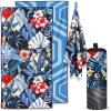 imageVENTURE 4TH Microfiber Beach Towel QuickDry Compact SandFree Absorbent Sandproof and Lightweight  Perfect for Camping Beach and Roadtrips Midnight Bloom Design  35x78 inchesMidnight Bloom