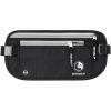 imageVENTURE 4TH Travel Money Belt  Slim Passport Holder RFID Blocking Travel Pouch to Protect Cash Credit Cards and Travel Documents GrayBlack