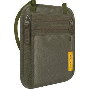 imageVENTURE 4TH RFID Blocking Travel Neck Wallet  Security Neck Pouch Passport Holder with Nylon Lining GreenGreen