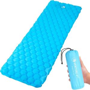 imageVENTURE 4TH Ultralight Air Sleeping Pad  Lightweight Compact Durable  Air Cell Technology for Added Stability and Comfort While Backpacking Camping and Traveling