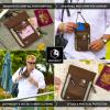 imageVENTURE 4TH Passport Holder Neck Wallet with RFID Blocking Nylon Lining  Hidden Neck Pouch for Travel Sleek BlackBrown