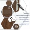 imageVENTURE 4TH Passport Holder Neck Wallet with RFID Blocking Nylon Lining  Hidden Neck Pouch for Travel Sleek BlackBrown