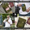 imageVENTURE 4TH Passport Holder Neck Wallet with RFID Blocking Nylon Lining  Hidden Neck Pouch for Travel Sleek BlackGreen