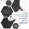imageVENTURE 4TH Passport Holder Neck Wallet with RFID Blocking Nylon Lining  Hidden Neck Pouch for Travel Sleek BlackPure Black