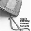 imageVENTURE 4TH Passport Holder Neck Wallet with RFID Blocking Nylon Lining  Hidden Neck Pouch for Travel Sleek BlackSleek Silver
