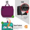 imageVENTURE 4TH Hanging Travel Toiletry Bag for Women ampamp Men  Travel Organizer with Expandable Compartments ampamp Removable Clear Pouch for Toiletries BeigePurpleMint