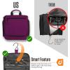 imageVENTURE 4TH Hanging Travel Toiletry Bag for Women ampamp Men  Travel Organizer with Expandable Compartments ampamp Removable Clear Pouch for Toiletries BeigePurple