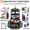 imageVENTURE 4TH Hanging Travel Toiletry Bag for Women ampamp Men  Travel Organizer with Expandable Compartments ampamp Removable Clear Pouch for Toiletries BeigeForest Green