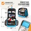 imageVENTURE 4TH Hanging Travel Toiletry Bag for Women ampamp Men  Travel Organizer with Expandable Compartments ampamp Removable Clear Pouch for Toiletries BeigeLight Blue