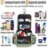 imageVENTURE 4TH Hanging Travel Toiletry Bag for Women ampamp Men  Travel Organizer with Expandable Compartments ampamp Removable Clear Pouch for Toiletries BeigeOlive Giraffe