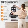 imageVENTURE 4TH Hanging Travel Toiletry Bag for Women ampamp Men  Travel Organizer with Expandable Compartments ampamp Removable Clear Pouch for Toiletries BeigeBlack