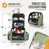 imageVENTURE 4TH Hanging Travel Toiletry Bag for Women ampamp Men  Travel Organizer with Expandable Compartments ampamp Removable Clear Pouch for Toiletries BeigeOlive Giraffe
