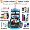 imageVENTURE 4TH Hanging Travel Toiletry Bag for Women ampamp Men  Travel Organizer with Expandable Compartments ampamp Removable Clear Pouch for Toiletries BeigeTiffany Blue
