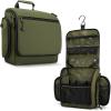 imageVENTURE 4TH Hanging Travel Toiletry Bag for Women ampamp Men  Travel Organizer with Expandable Compartments ampamp Removable Clear Pouch for Toiletries BeigeForest Green