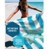 imageVENTURE 4TH Microfiber Beach Towel QuickDry Compact SandFree Absorbent Sandproof and Lightweight  Perfect for Camping Beach and Roadtrips Striped Starfish Design  35x78 inchesStriped Starfish