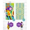 imageVENTURE 4TH Microfiber Beach Towel QuickDry Compact SandFree Absorbent Sandproof and Lightweight  Perfect for Camping Beach and Roadtrips Striped Starfish Design  35x78 inchesTurquoise Cockatoo