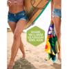 imageVENTURE 4TH Microfiber Beach Towel QuickDry Compact SandFree Absorbent Sandproof and Lightweight  Perfect for Camping Beach and Roadtrips Striped Starfish Design  35x78 inchesRainforest Cockatoo