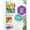 imageVENTURE 4TH Microfiber Beach Towel QuickDry Compact SandFree Absorbent Sandproof and Lightweight  Perfect for Camping Beach and Roadtrips Striped Starfish Design  35x78 inchesTurquoise Cockatoo