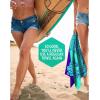 imageVENTURE 4TH Microfiber Beach Towel QuickDry Compact SandFree Absorbent Sandproof and Lightweight  Perfect for Camping Beach and Roadtrips Blue Lagoon Design  35x78 inchesMandala Seahorse