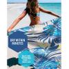 imageVENTURE 4TH Microfiber Beach Towel QuickDry Compact SandFree Absorbent Sandproof and Lightweight  Perfect for Camping Beach and Roadtrips Blue Lagoon Design  35x78 inchesHibiscus