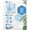 imageVENTURE 4TH Microfiber Beach Towel QuickDry Compact SandFree Absorbent Sandproof and Lightweight  Perfect for Camping Beach and Roadtrips Blue Lagoon Design  35x78 inchesOcean Vibe