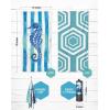 imageVENTURE 4TH Microfiber Beach Towel QuickDry Compact SandFree Absorbent Sandproof and Lightweight  Perfect for Camping Beach and Roadtrips Blue Lagoon Design  35x78 inchesStriped Seahorse