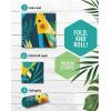 imageVENTURE 4TH Microfiber Beach Towel QuickDry Compact SandFree Absorbent Sandproof and Lightweight  Perfect for Camping Beach and Roadtrips Blue Lagoon Design  35x78 inchesNavy Cockatoo
